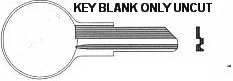 612 Key for CRAFTSMAN TOOL BOX AND FORT